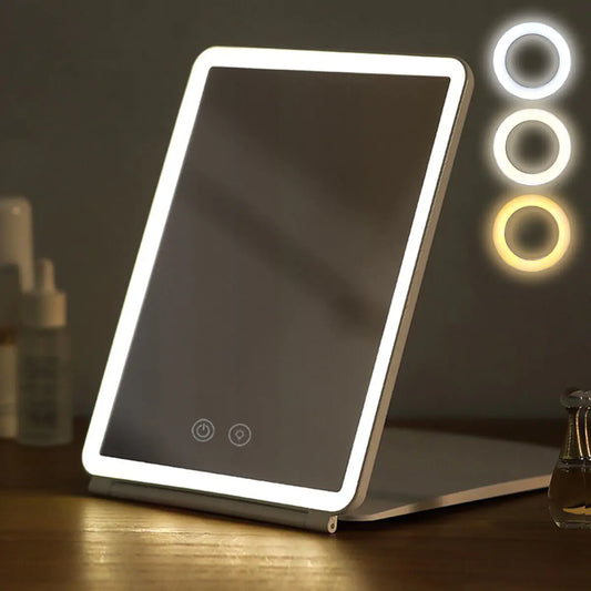 Foldable Makeup Mirror Touch Screen Makeup Mirror